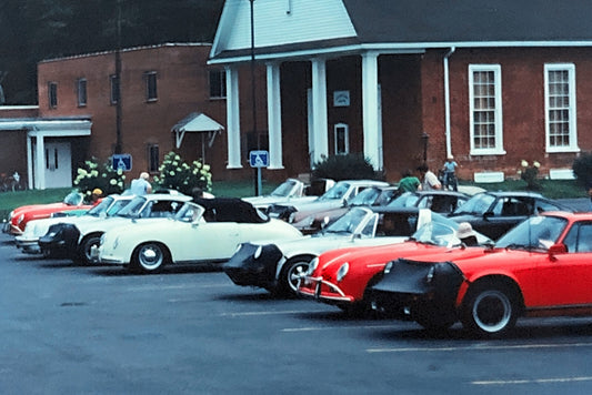 Porsche 911 356 Car Show 35mm Photo Slide Vintage 1981