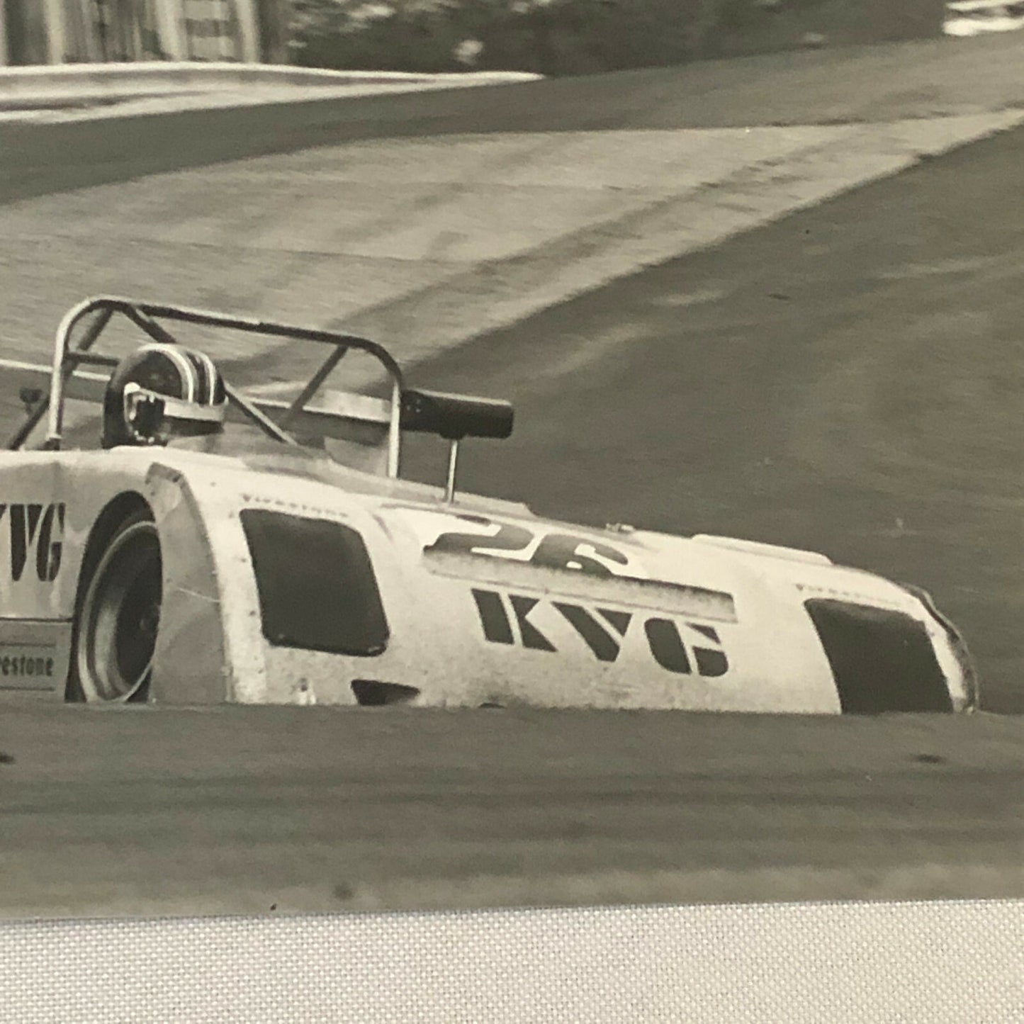 Vintage Racing Car Photo Photograph Print - DPPI Press Photo