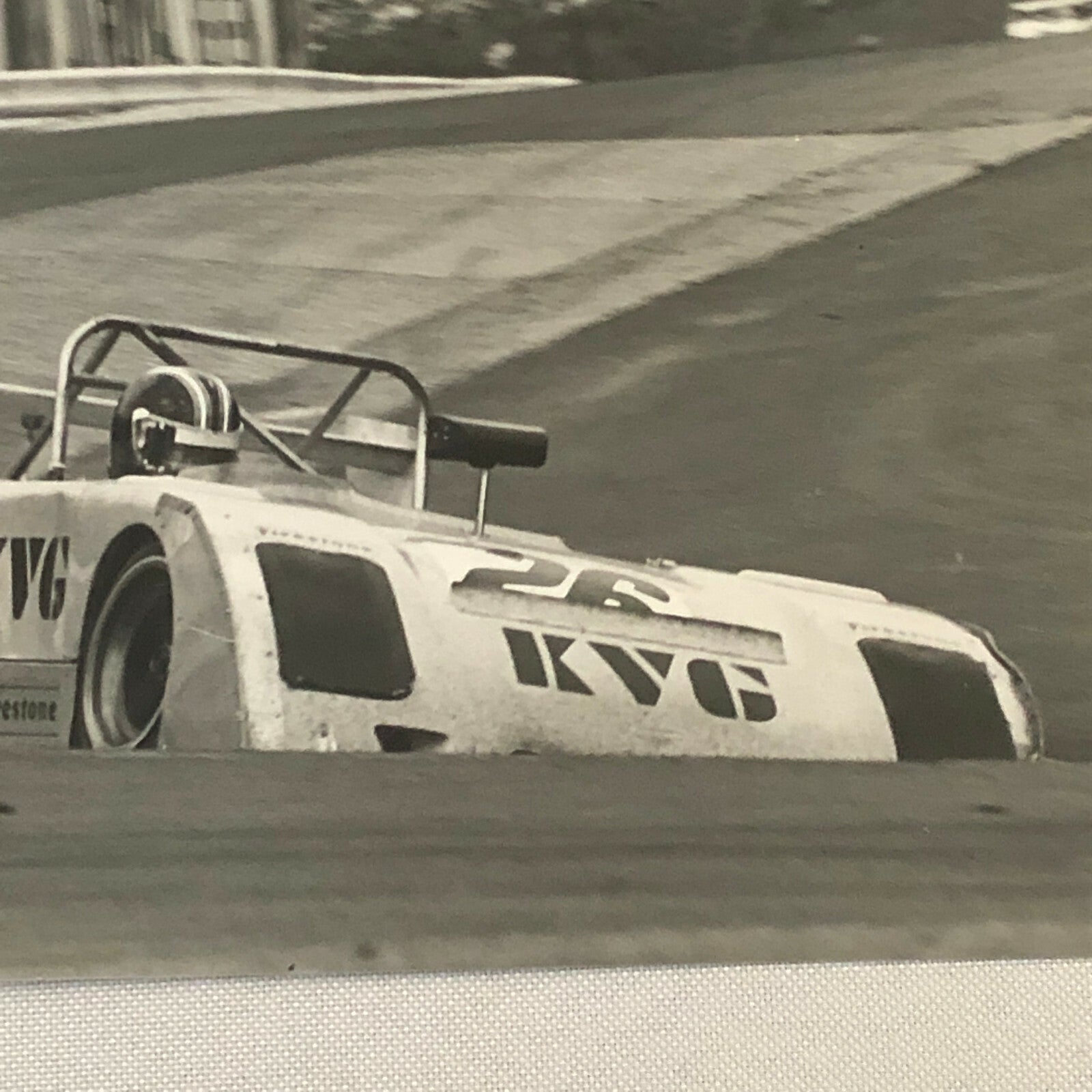 Vintage Racing Car Photo Photograph Print - DPPI Press Photo