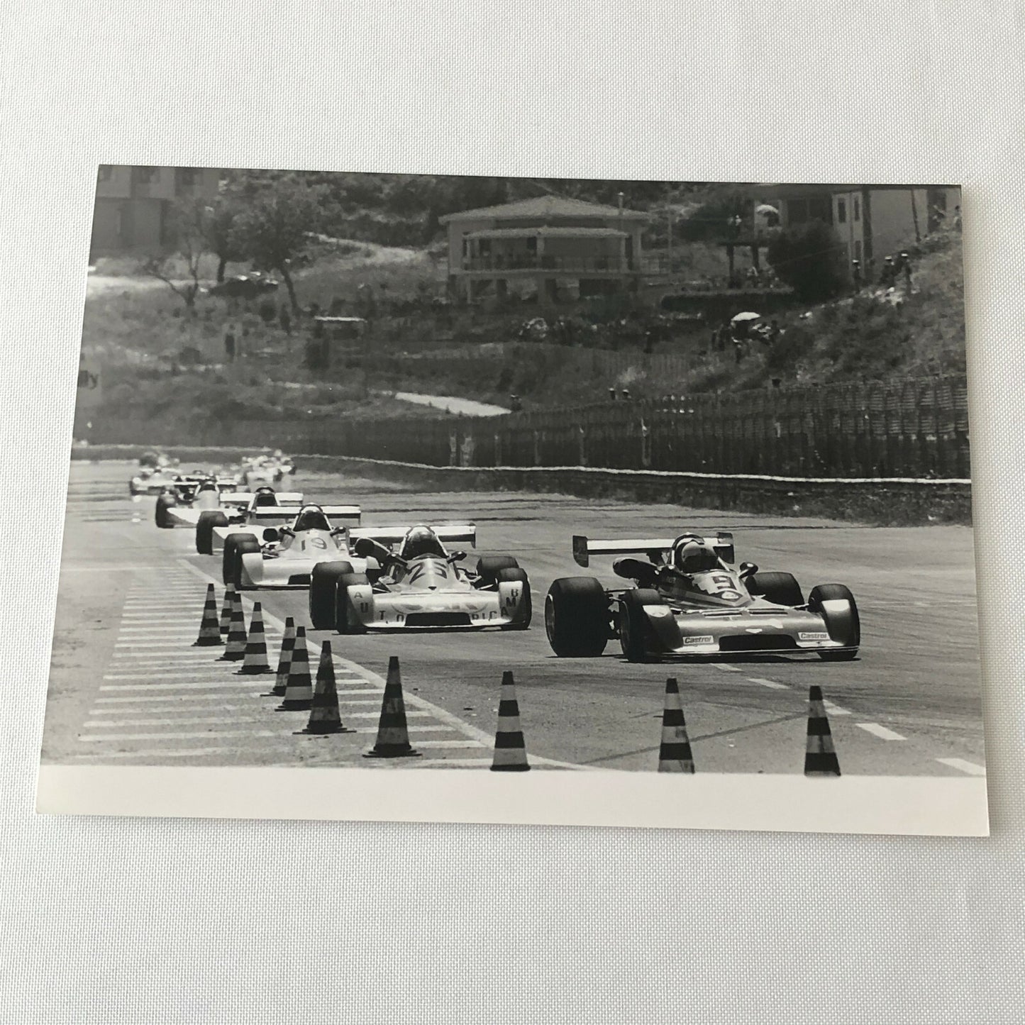 Vintage 1976 Formula 2 F2 Pergusa Grand Prix Racing Photo Photograph Cars