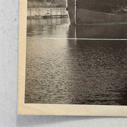 Vintage Boat Ship Photo Photograph Montreal Quebec Canada SS Keynor 1948