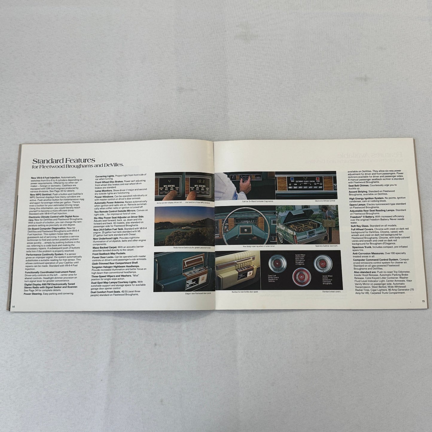 1981 Cadillac Car Sales Brochure Catalog Coupe DeVille Eldorado Seville Brougham