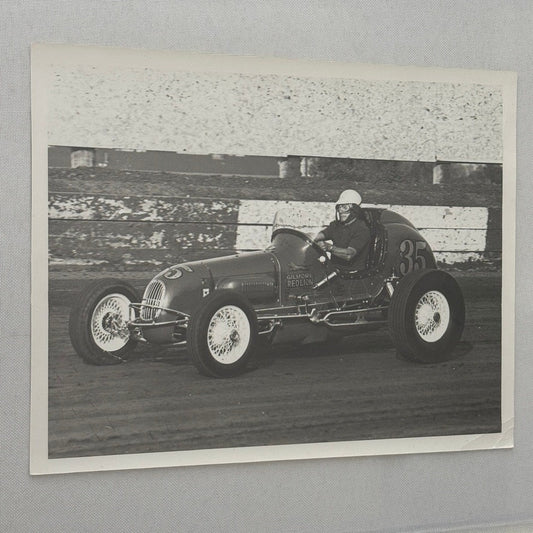Vintage American Midget Racing Car Photo Photograph Print Race Car Hal Robson