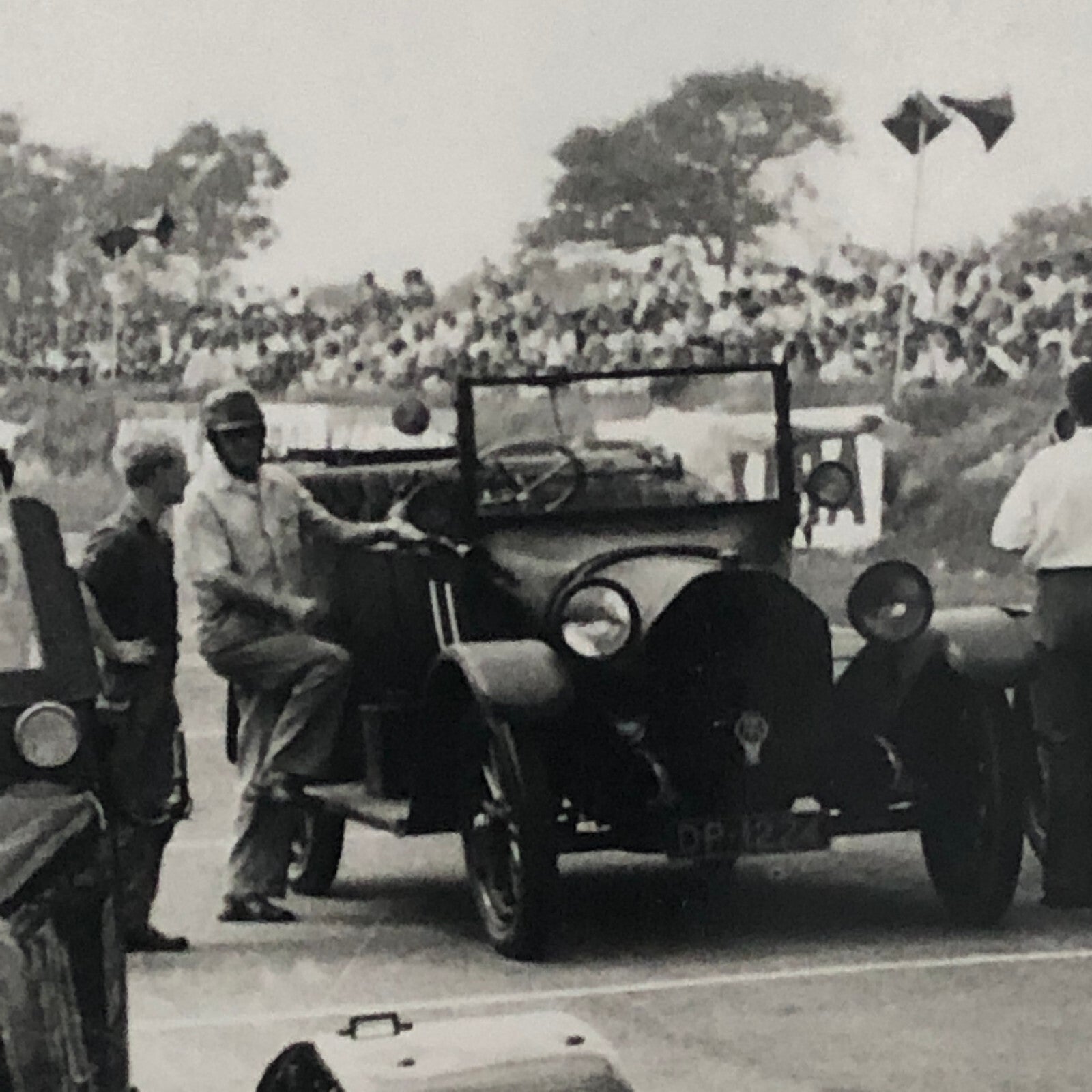 Vintage Car Automobile Racing Photo Photograph Print - Tag REA22E4