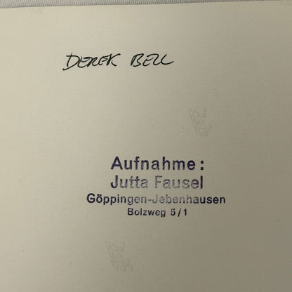 Vintage Racing Photo 1970 Hockenheim F2 Race Derek Bell Driver Motorsport