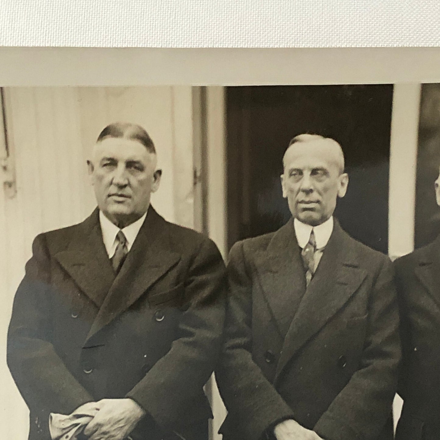 Press Photo Photograph Automakers Lobby President Hoover GM Ford Packard Hudson