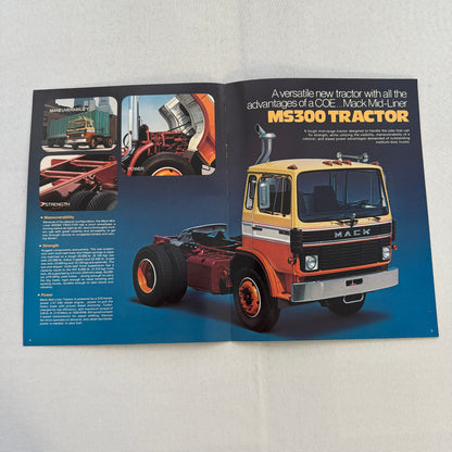 Mack MS300 Midliner Tractor Truck Sales Brochure Catalog