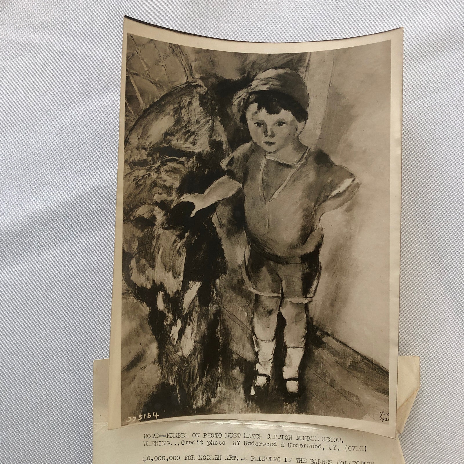 Press Photo Photograph Art Painting Collection Hayden Jules Pascin