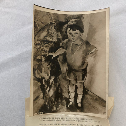 Press Photo Photograph Art Painting Collection Hayden Jules Pascin