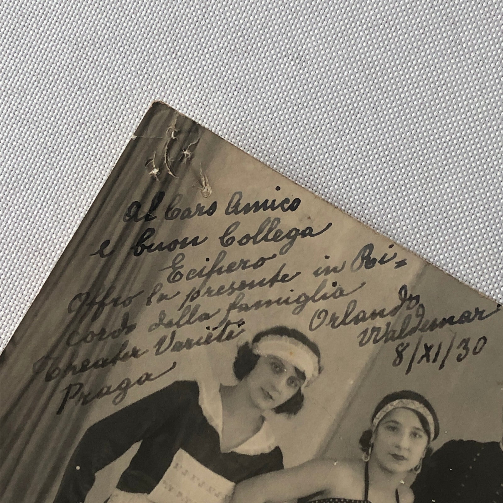 Circus or Dance Performer Photo Photograph Print Dancer Acrobat Vintage Spanish