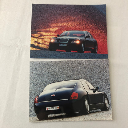 Bugatti EB 218 Concept Car Press Kit Brochure Photos Bugatti EB218 GERMAN Text