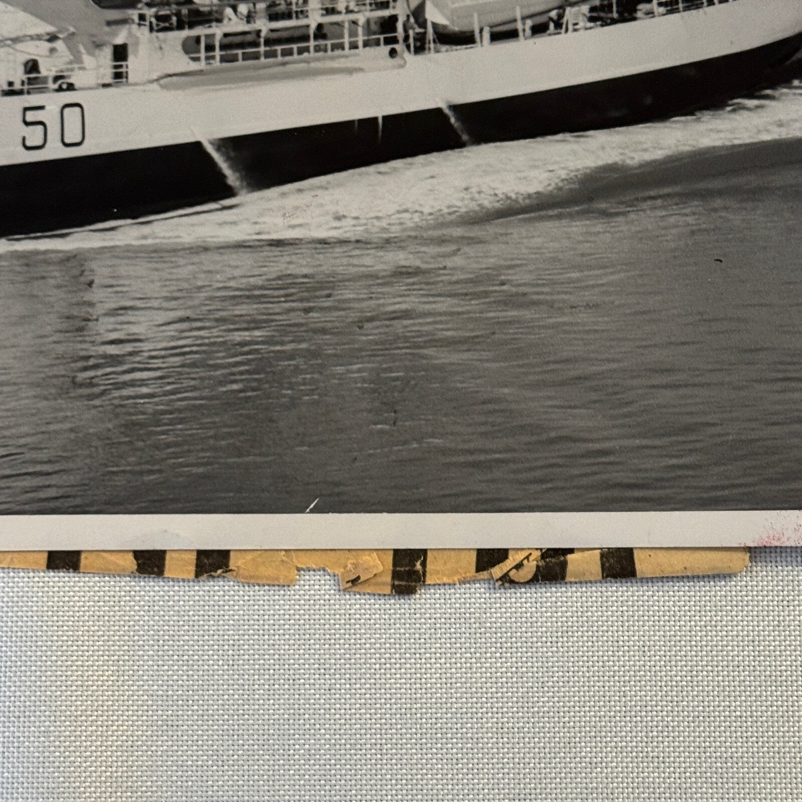 Vintage Ship Boat Photo Photograph Print HMCS Labrador Ship