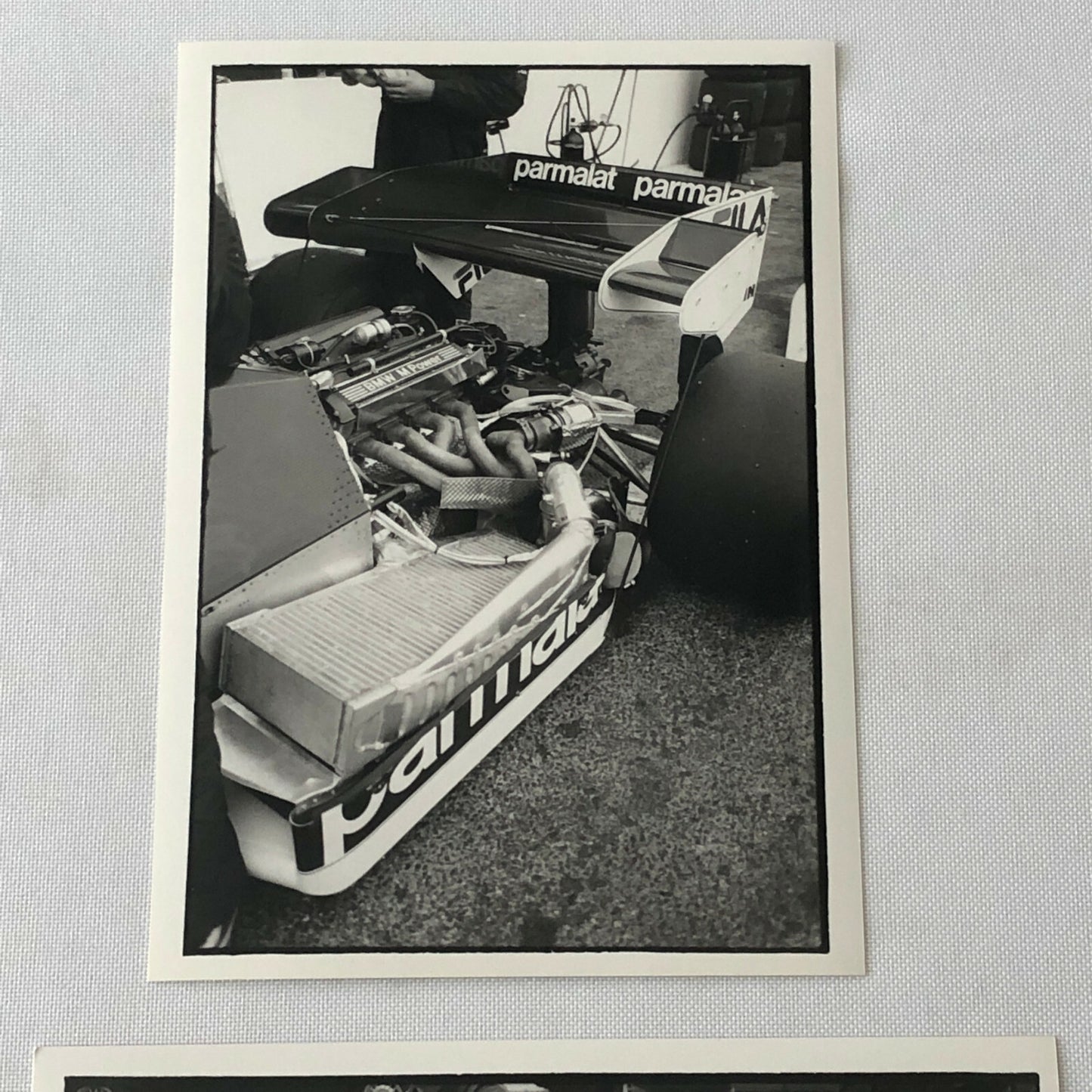 Vintage BMW Brabham Racing Parmalat Car F1 Photo Photograph Lot of 2 DPPI 
