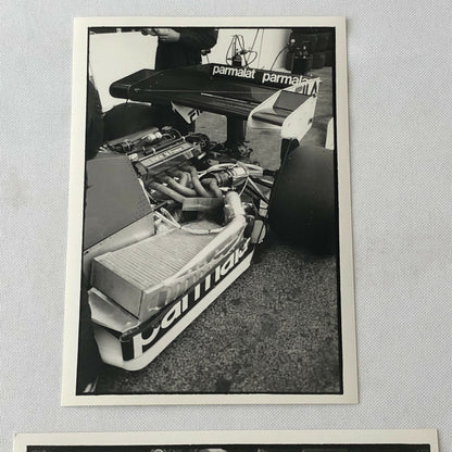 Vintage BMW Brabham Racing Parmalat Car F1 Photo Photograph Lot of 2 DPPI 