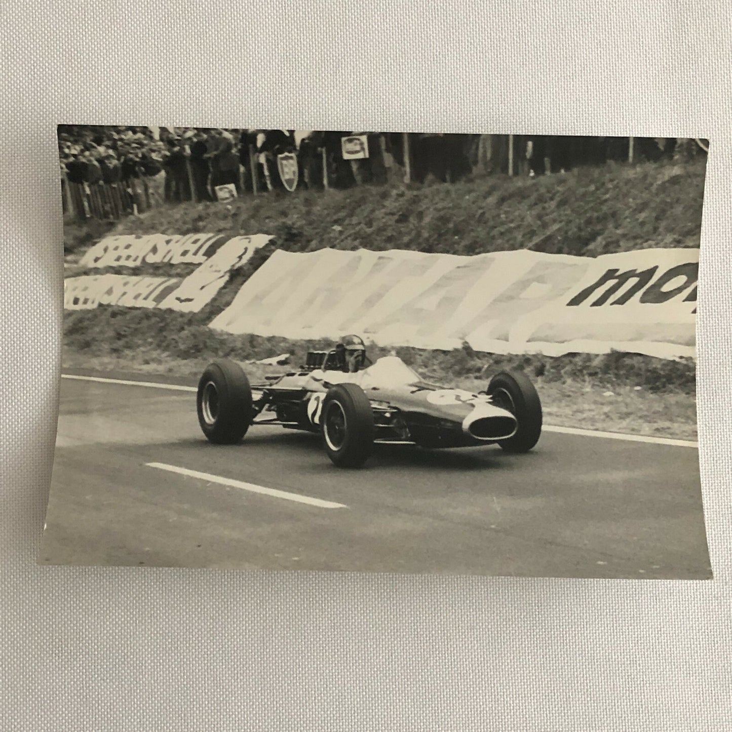 Vintage Grand Prix Racing Car Driver Photo Photograph Print 