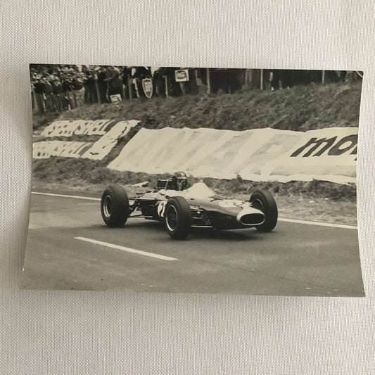 Vintage Grand Prix Racing Car Driver Photo Photograph Print 