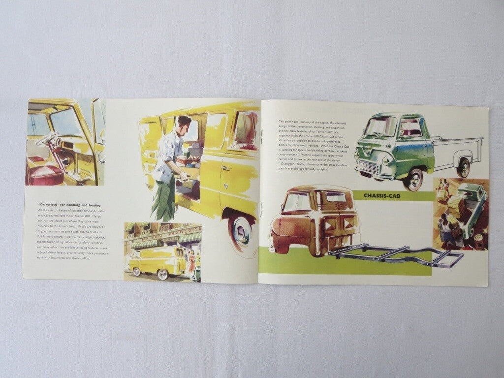 1958 ? Thames 800 Commerical Van & Truck Brochure Freighter + Vintage 
