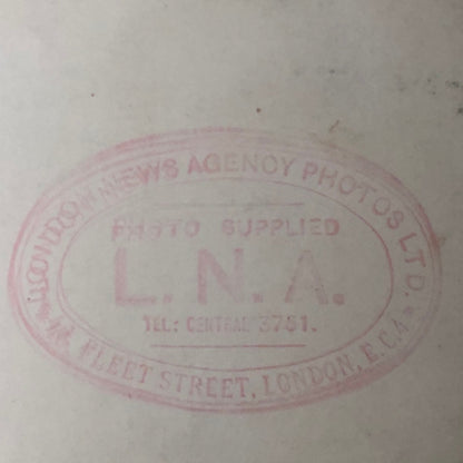 Vintage Press Photo Photograph 1933 London News Agency LNA Sweepstakes Contest