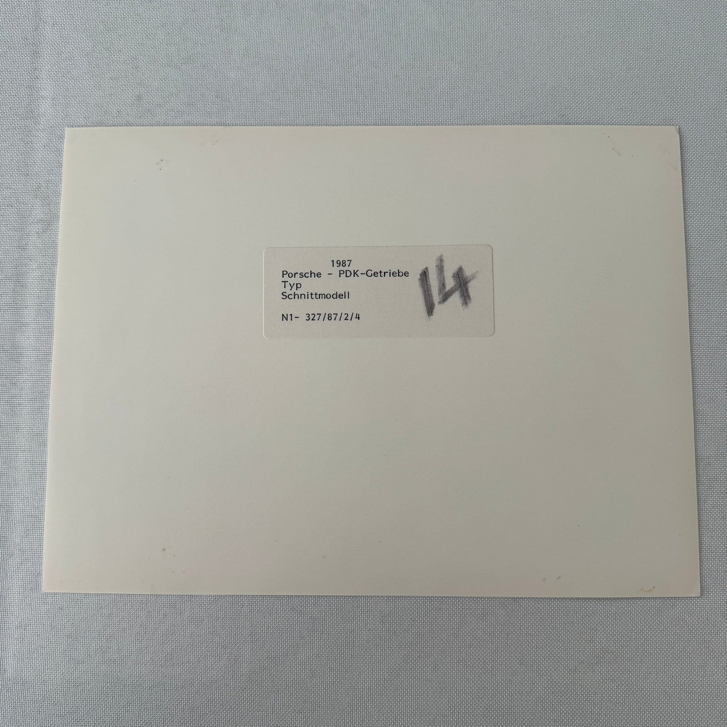 1987 Porsche Car Gearbox Cutaway Model Photo Photograph Print