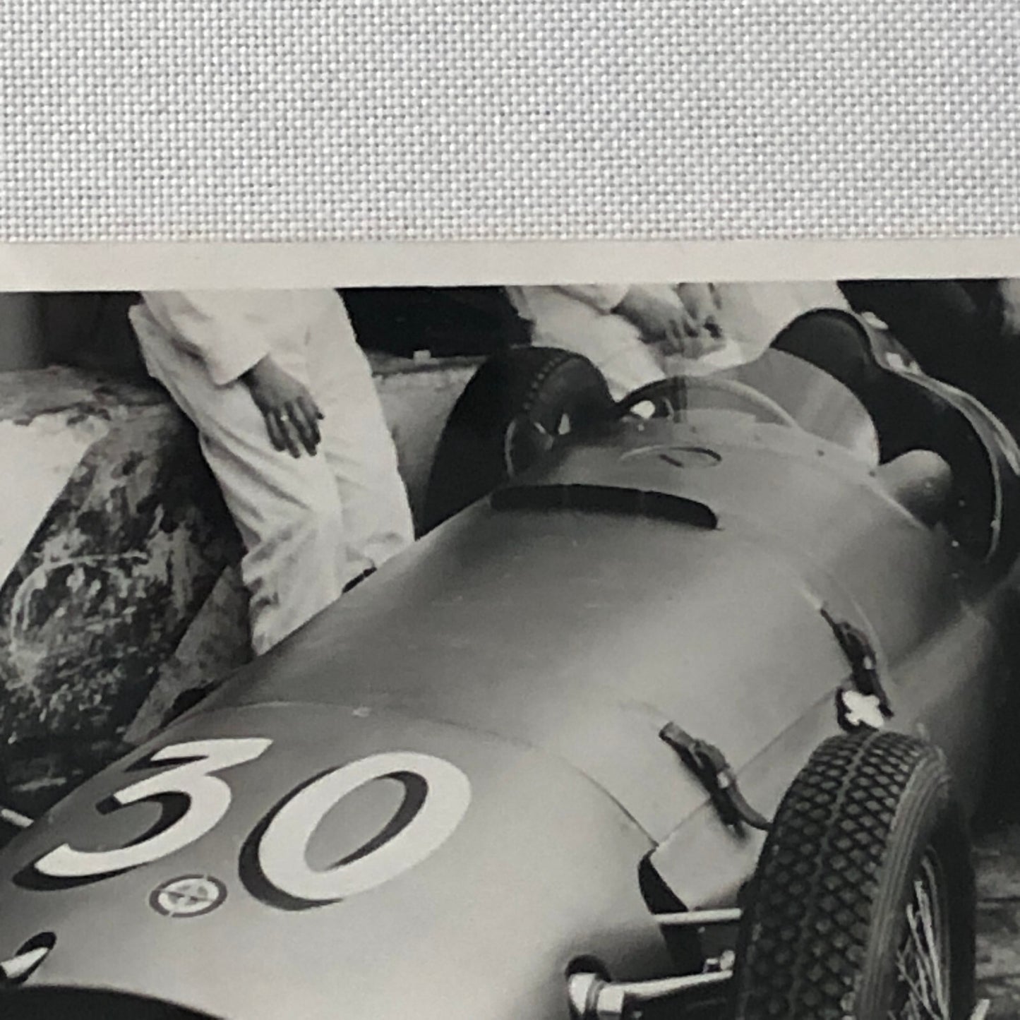 Vintage Racing Photo Photograph BRM Race Car Mailander 1957 ?
