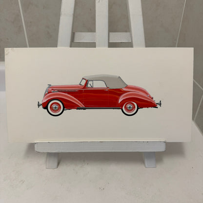 1937 Terraplane Super Convertible Automobile Illustration Art Drawing Hand Drawn