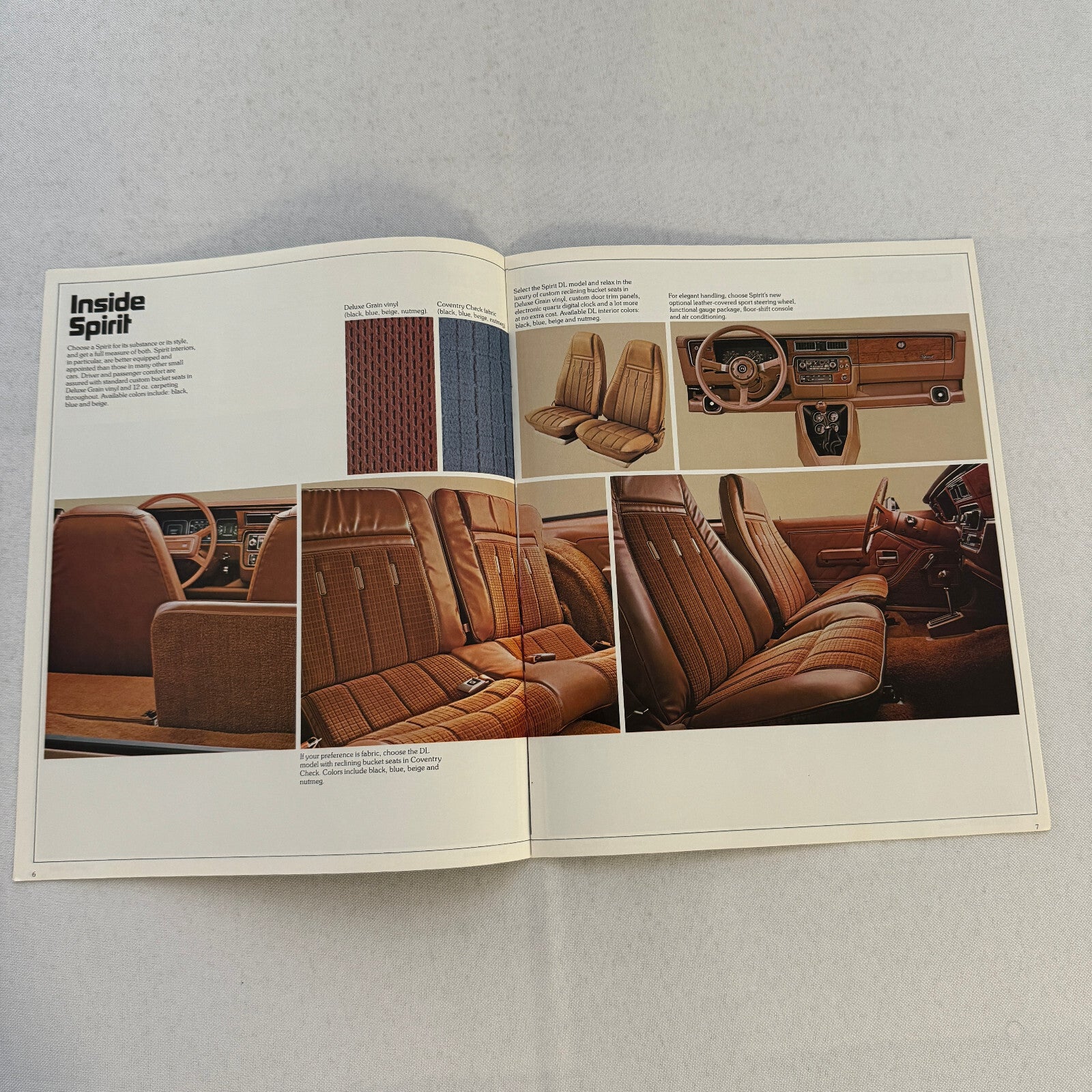 1981 AMC American Motors Spirit Concord Sales Brochure Catalog Advertising