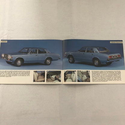 Vintage Toyota Crown Car Sales Brochure Catalog GERMAN TEXT European 2000 2600