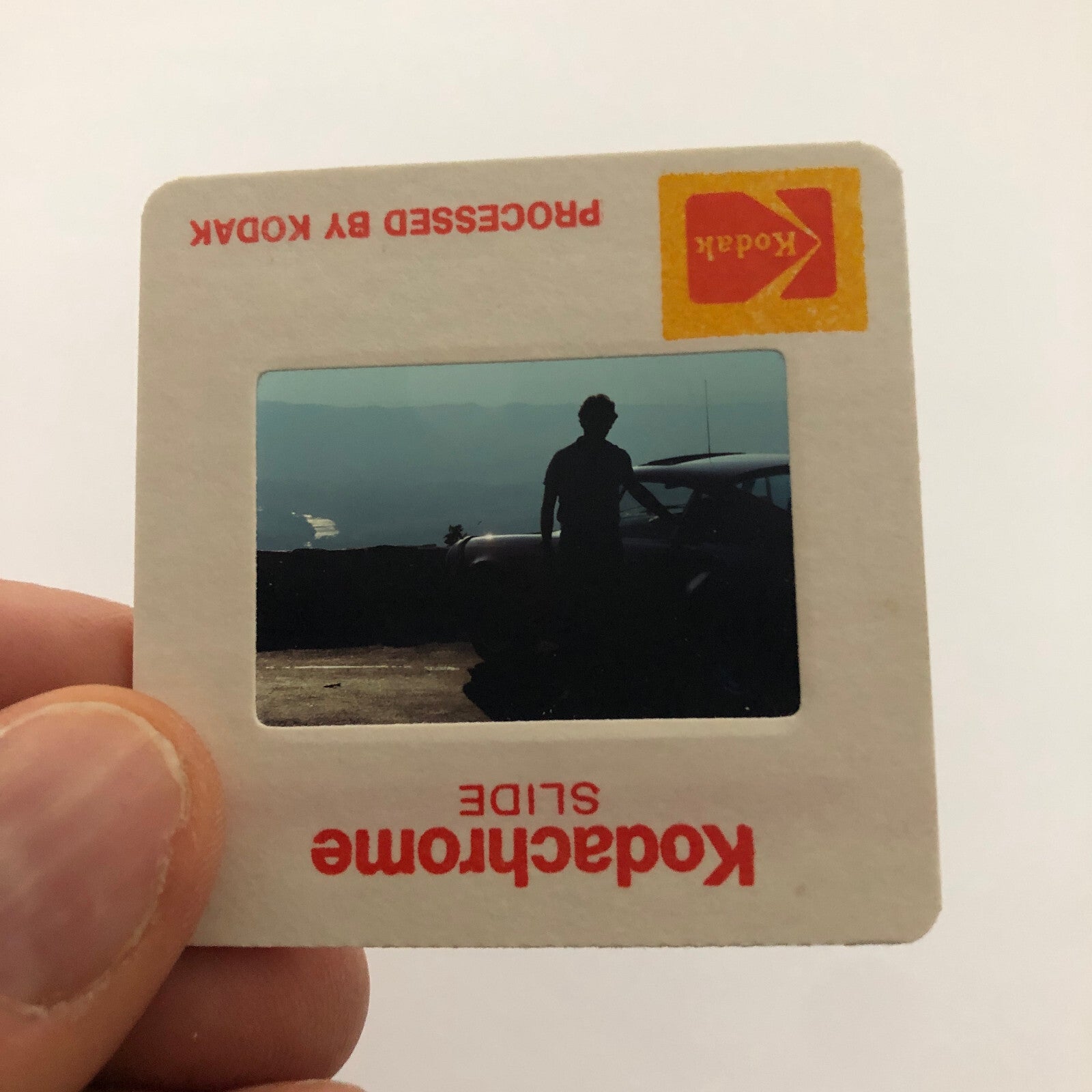 Porsche 911 Car 35mm Photo Slide Vintage 1981