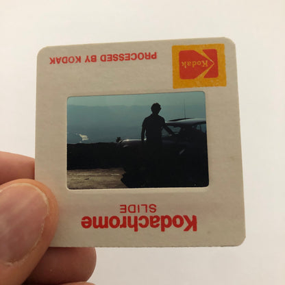 Porsche 911 Car 35mm Photo Slide Vintage 1981