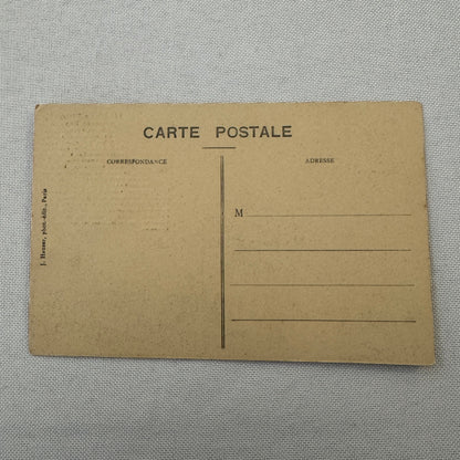 Vintage Zeppelin Airship Dirigible Postcard Post Card French Clemenet Bayard II