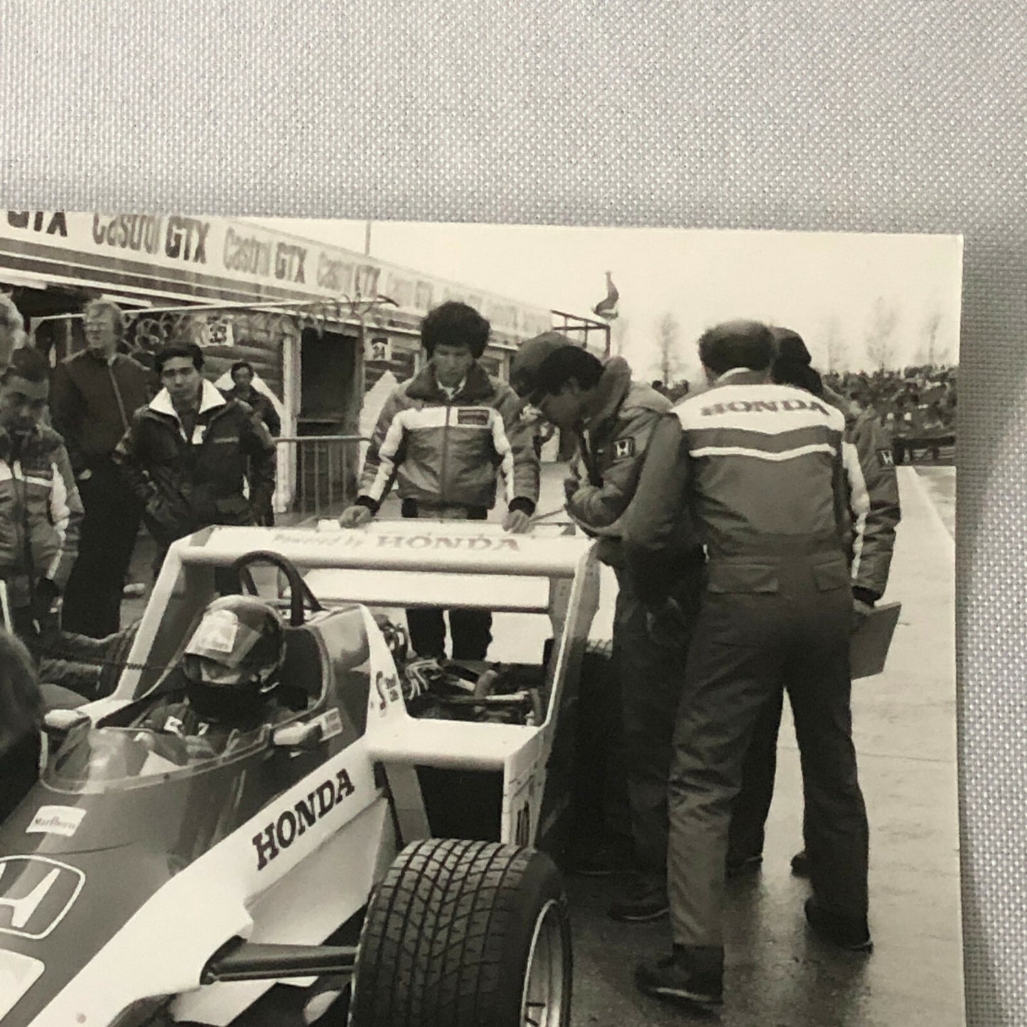 1983 Brands Hatch Honda Racing Car Photograph Print DPPI Press Photo