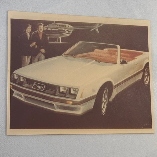 Ford Mustang Concept Car Design Photo Photograph Print Vintage