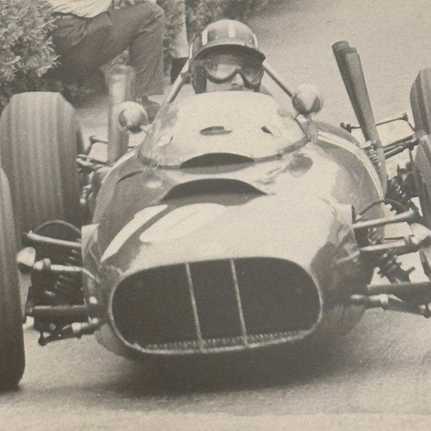 Vintage Racing Photo Graham Hill BRM Car Monaco Grand Prix 1962 Photograph