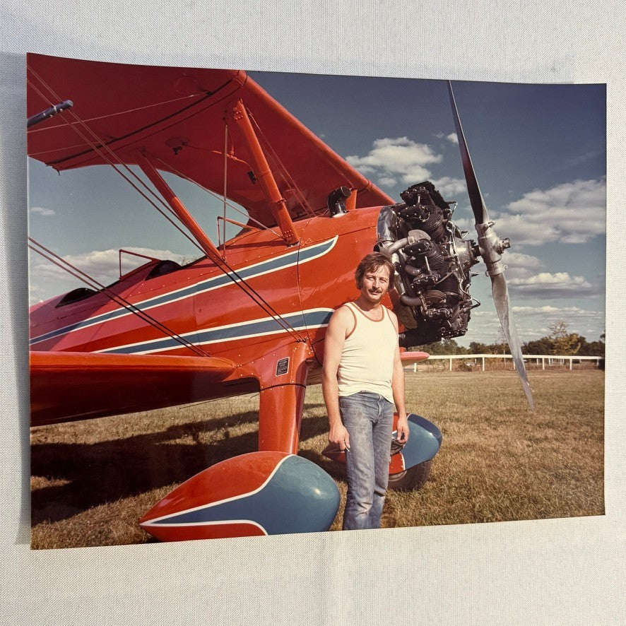 Vintage Aircraft Airshow Photo Large Aviation Photograph Aviation 1970s 1980s