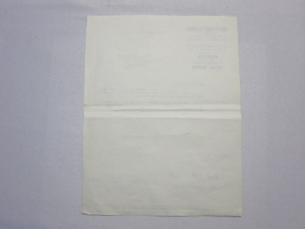 1964 Tour de France Automobile Car Racing Letter on Letterhead - Joseph Lowrey 