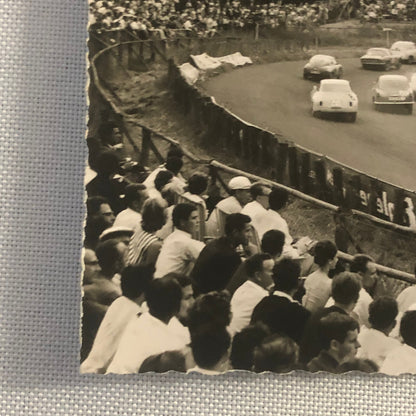 Vintage Porsche Racing Photo Postcard Post Card Photograph Nurburgring