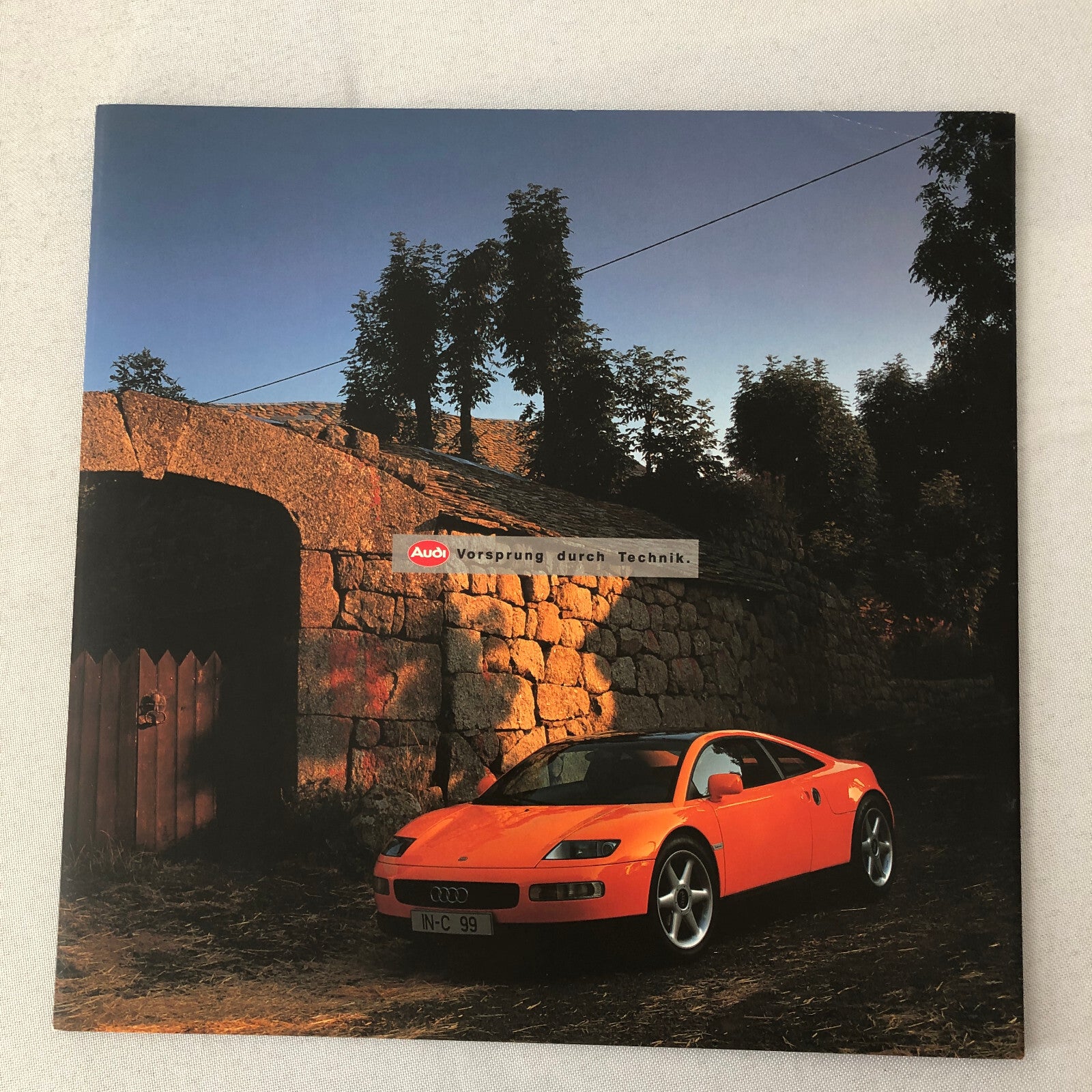 Audi Quattro Sypder Concept Car Sales Brochure Catalog