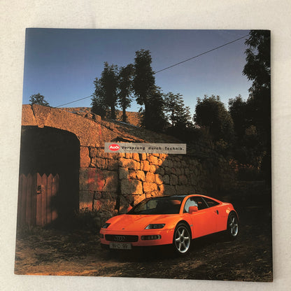 Audi Quattro Sypder Concept Car Sales Brochure Catalog