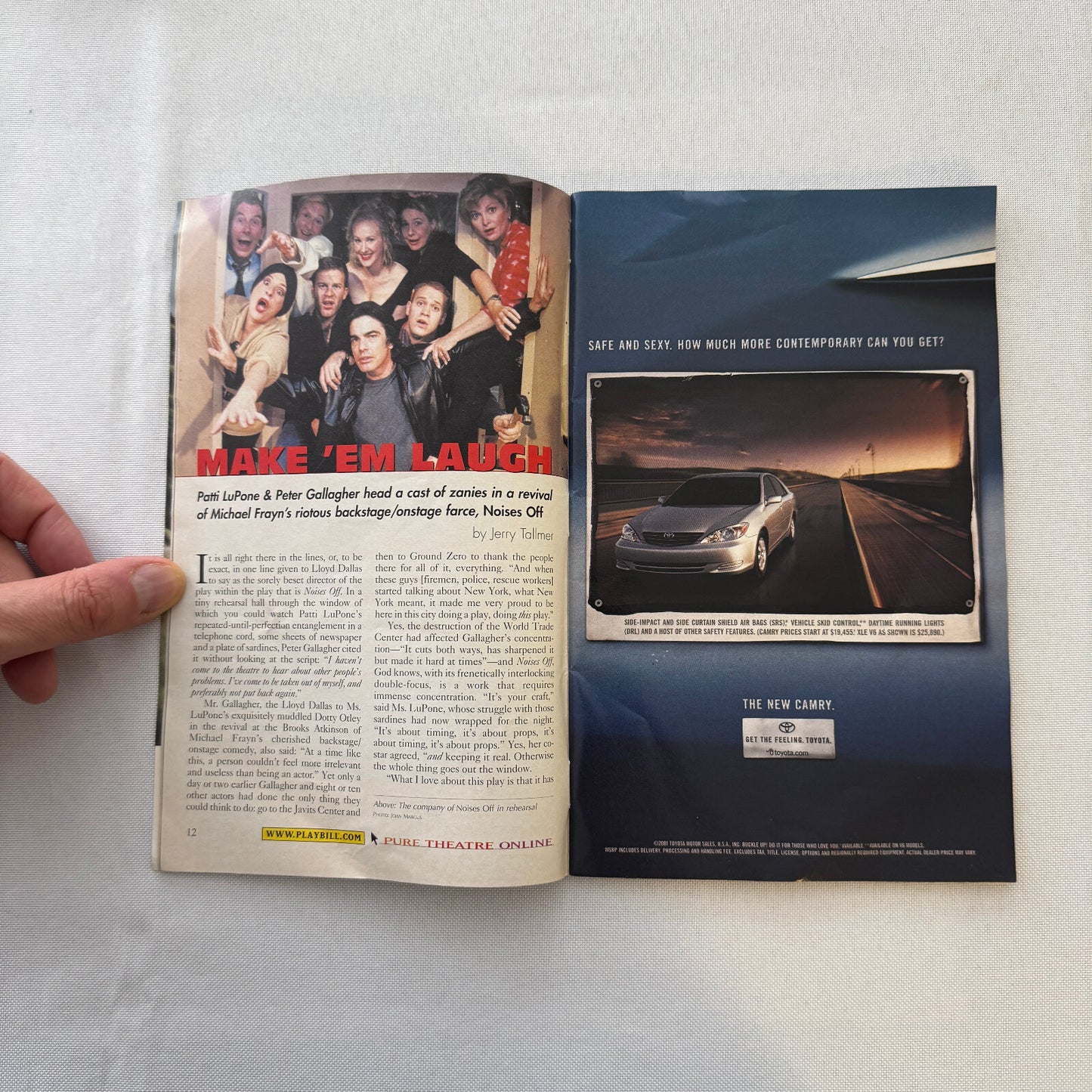 Where's My Money Signed Playbill Autographed Program David Deblinger 2001