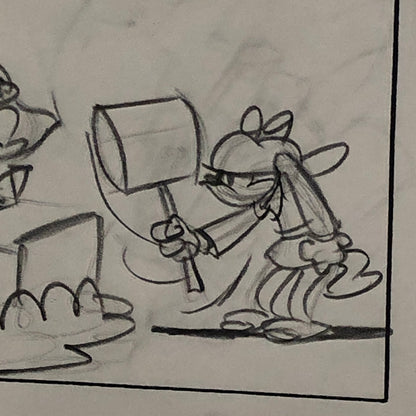 ANIMANIACS Animation Storyboard Illustration Drawing Sketch Wakko Yakko Dot