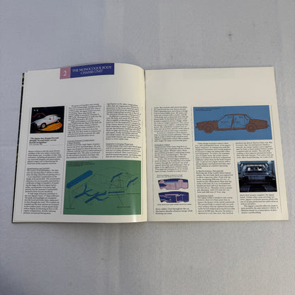 1987 Jaguar XJ6 and XJ6 Sovereign Car Sales Brochure Catalog Advertising Vintage