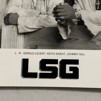 LSG Music Publicity Press Photo Photograph Band R&B Johnny Gill Keith Sweat