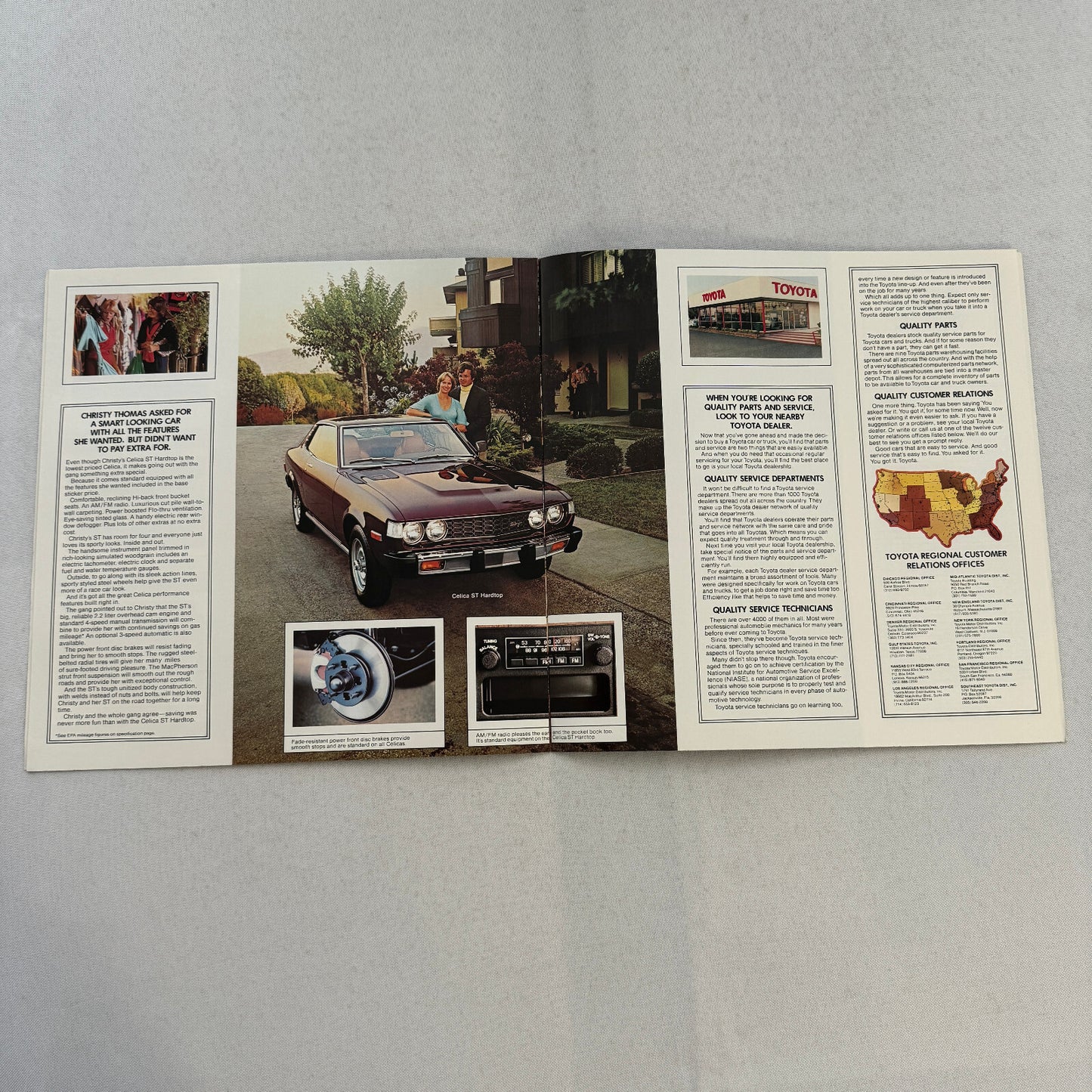 1977 Toyota Celica Car Sales Brochure Catalog GT ST Liftback Hardtop