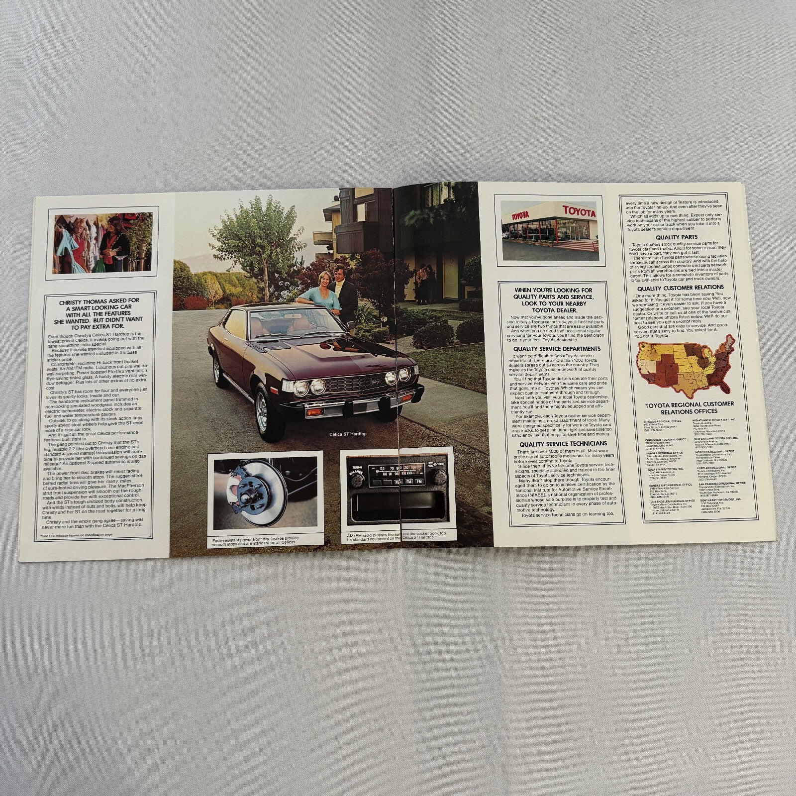 1977 Toyota Celica Car Sales Brochure Catalog GT ST Liftback Hardtop