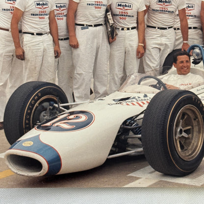 Indy Racing Photo Mario Andretti 1965 Photograph Modern Print