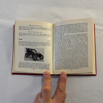 1963 Veteran Motorcar Pocketbook Book Vintage Bugatti Benz Rolls Royce and More