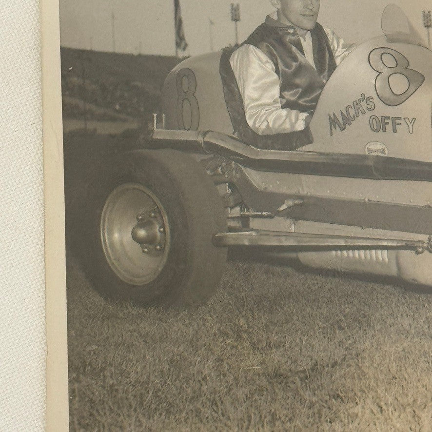 Vintage Midget Racing Car Photo Photograph Print Motorsport Mack's Offy