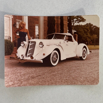 Lindberg Engineering Auburn Replica Kit Car Photo Photograph Print Vintage
