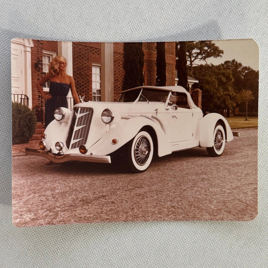 Lindberg Engineering Auburn Replica Kit Car Photo Photograph Print Vintage
