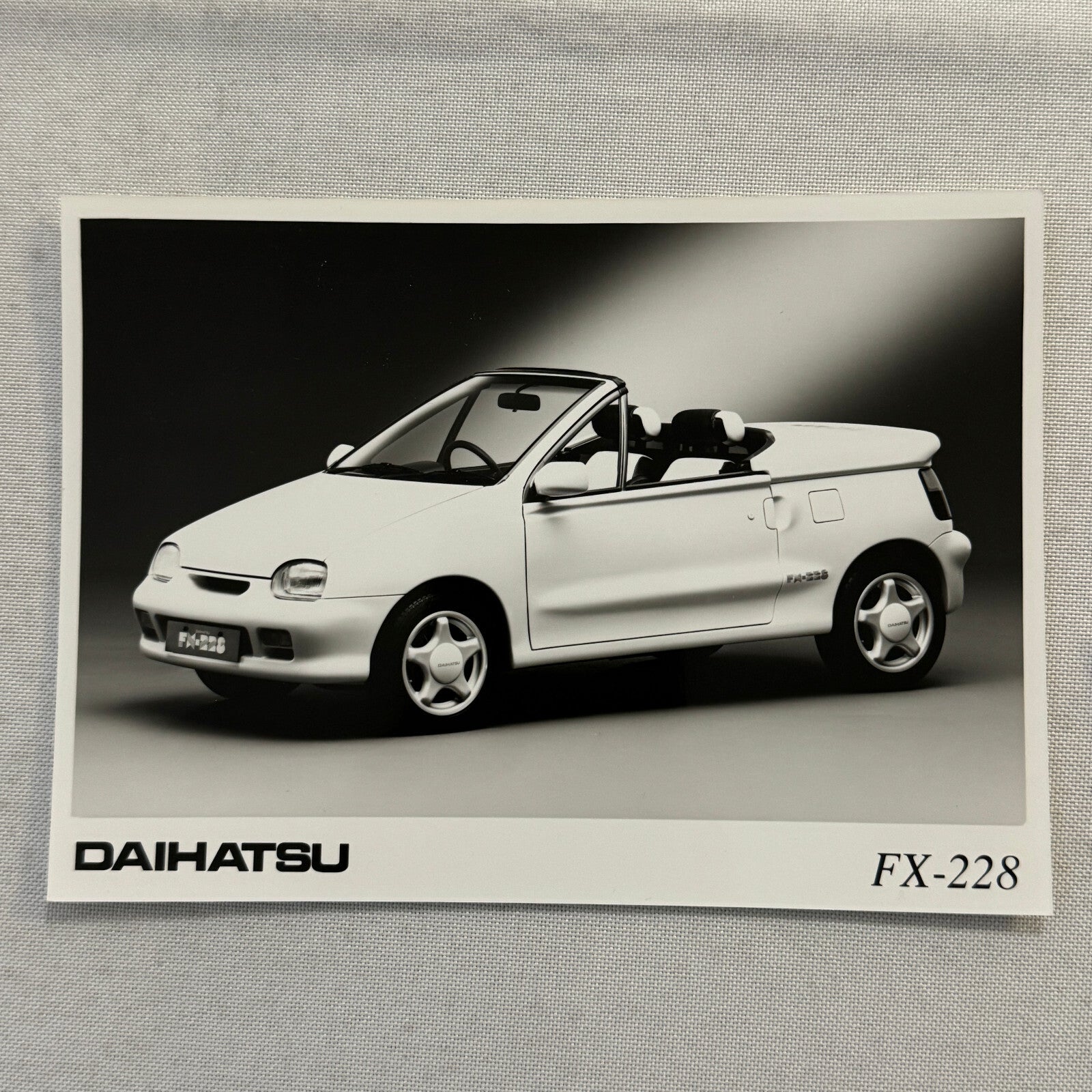 Daihatsu FX-228 Roadster Concept Car Prototype Press Photo Photograph Lot 3x